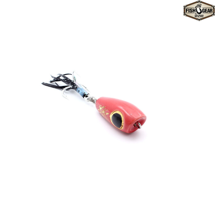 Mark White Lures Red Surface Plug