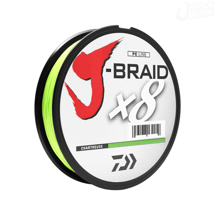 Daiwa J-Braid Braided Line Chartreuse