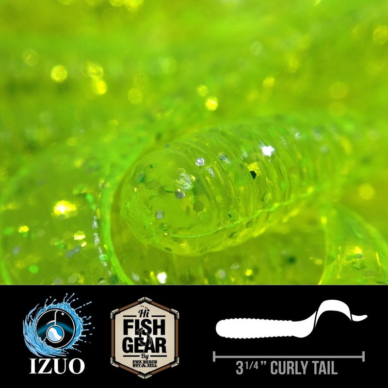 Hawaiian Angler 3.25''  Curly Tail Grubs