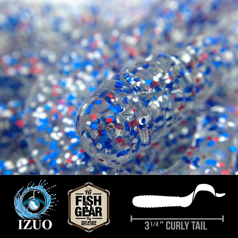 Hawaiian Angler 3.25''  Curly Tail Grubs