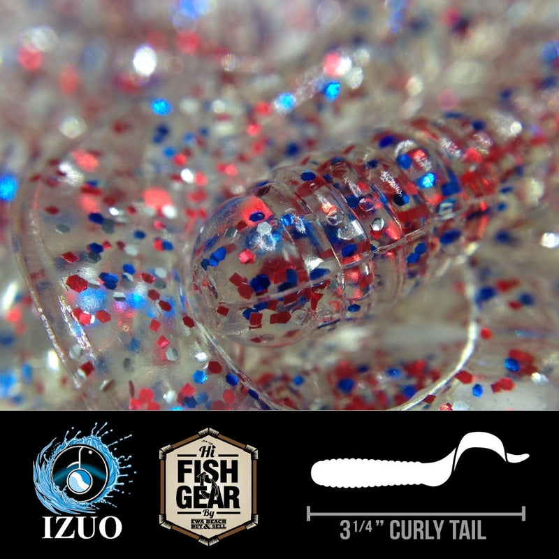 Hawaiian Angler 3.25''  Curly Tail Grubs