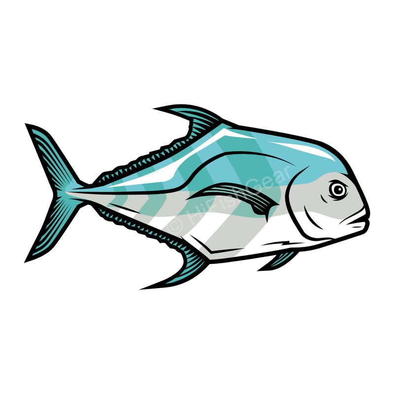 Hawaii Fishing Gear Stickers