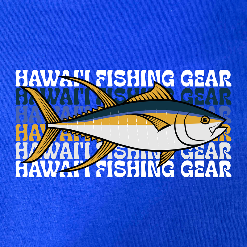 Retro Hawai'i Fishing Gear T-Shirt (50 Styles)