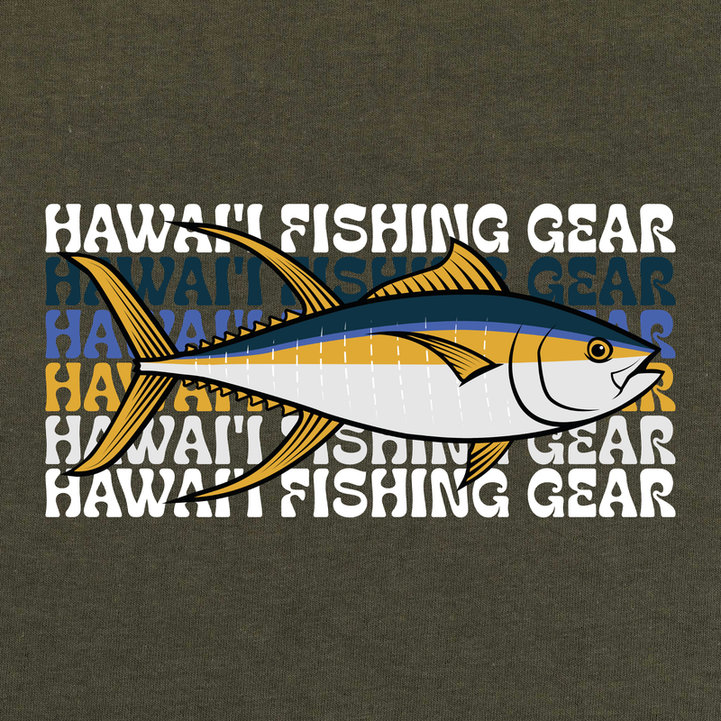 Retro Hawai'i Fishing Gear T-Shirt (50 Styles)