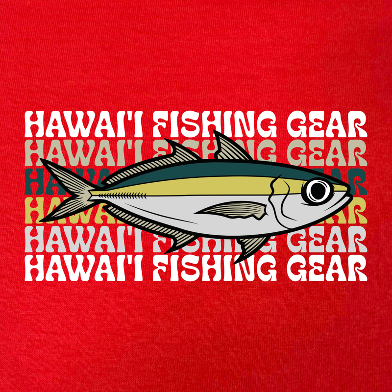 Retro Hawai'i Fishing Gear T-Shirt (50 Styles)