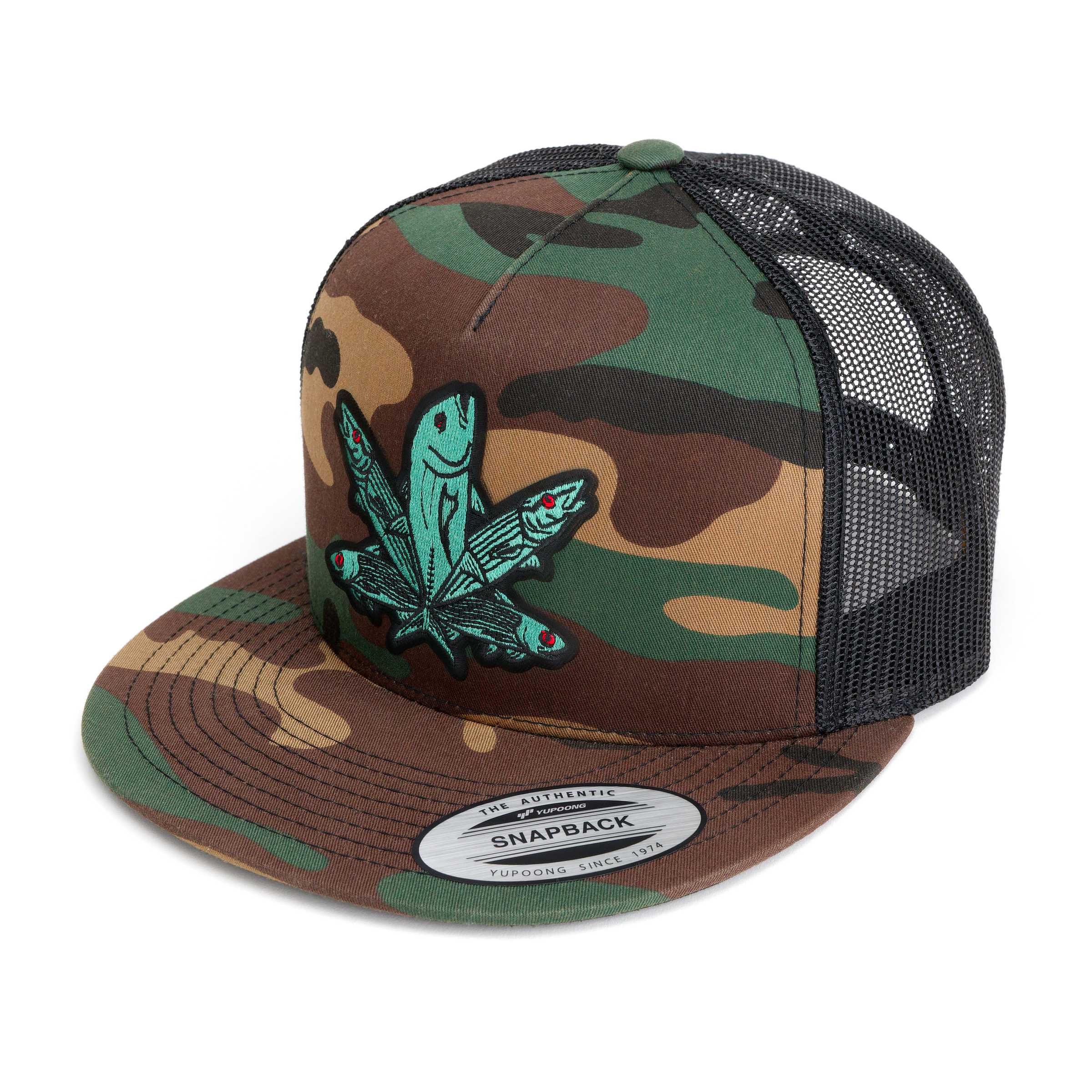 Green Fish Hat (38 Styles)