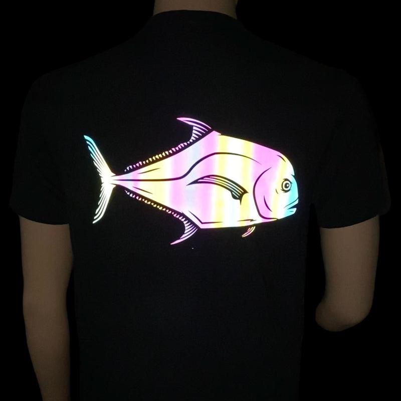 Kagami Hologram Reflective Shirt (Black)