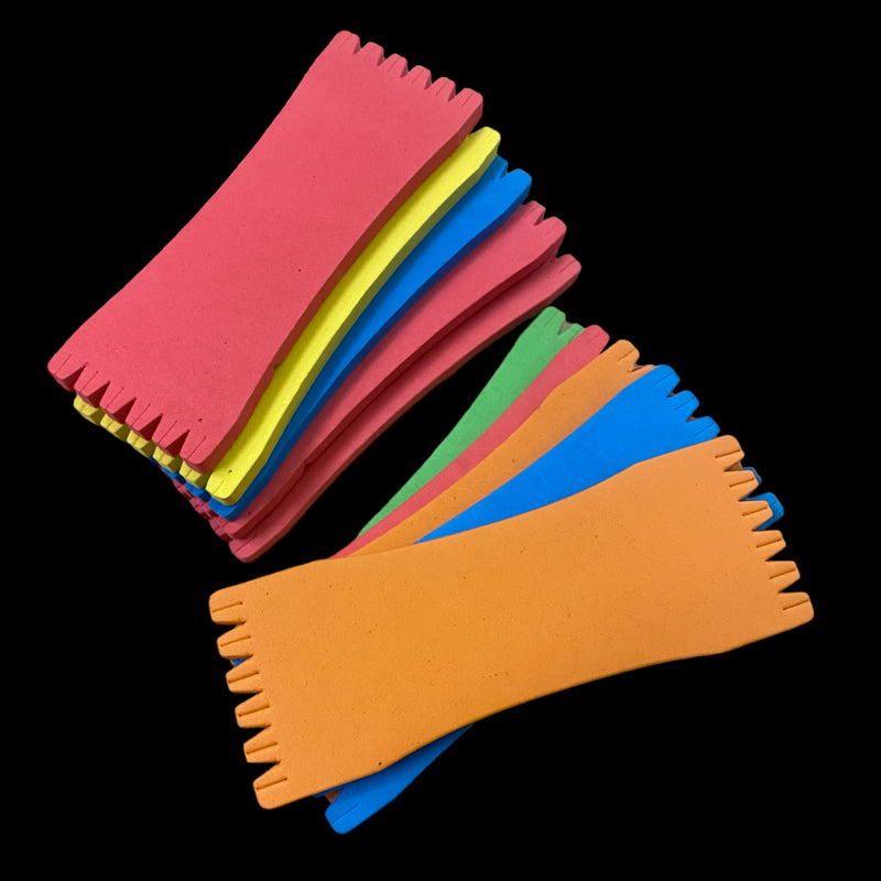 Foam Fishing Hook Rig Holder (10 Pack, Assorted Colors)
