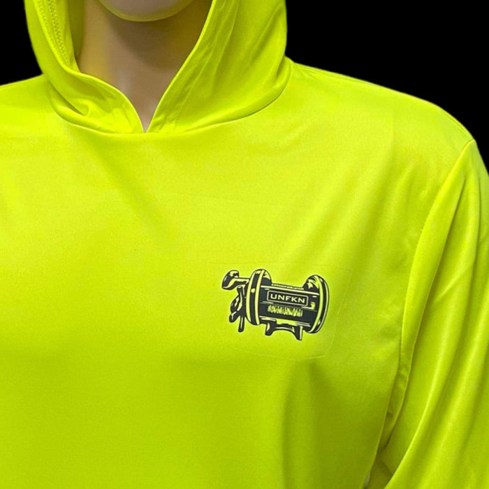 HFG UNFKN Reflective UV Performance Hoodie (Safety Green)