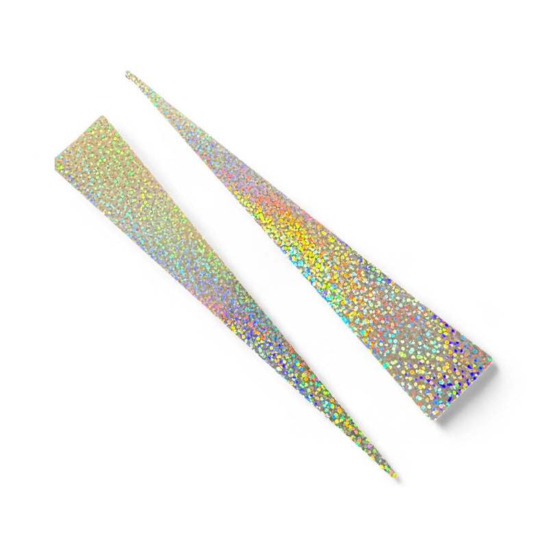 Vinyl Wings for Trolling Lures 9in Lure Wings / Sparkle Hologram