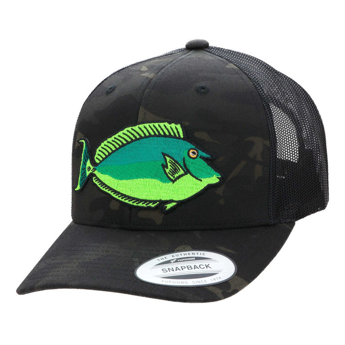 HFG - Kala (Unicorn Fish) Black Multicam® Classic Snapback Trucker Hat