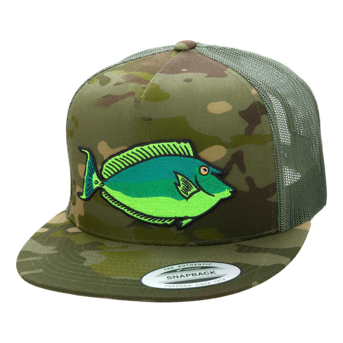 HFG - Kala (Unicorn Fish) Tropic Multicam® Flatbill Snapback Trucker Hat