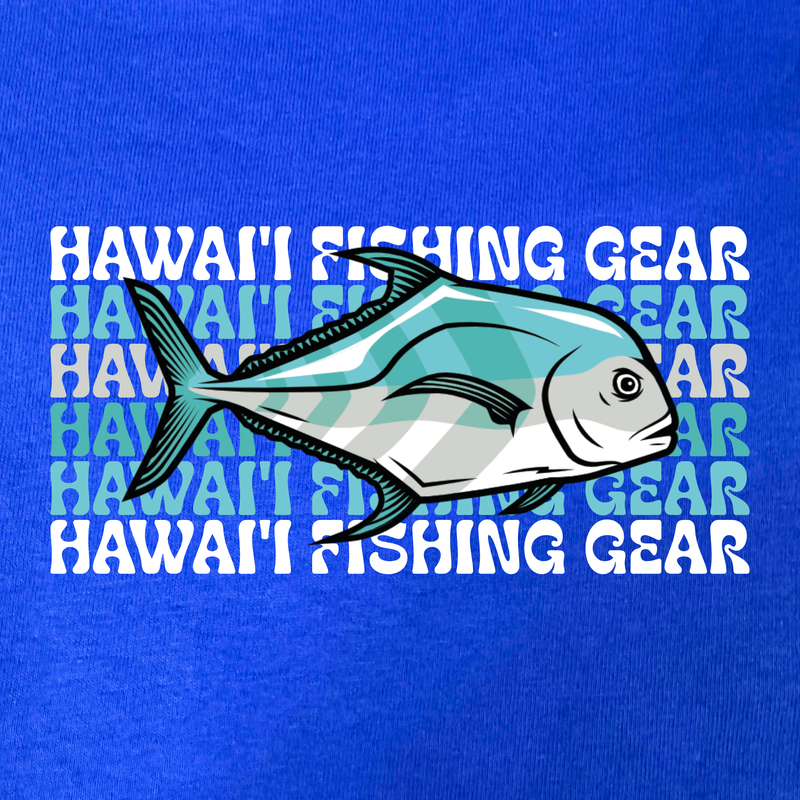 Retro Hawai'i Fishing Gear T-Shirt (50 Styles)