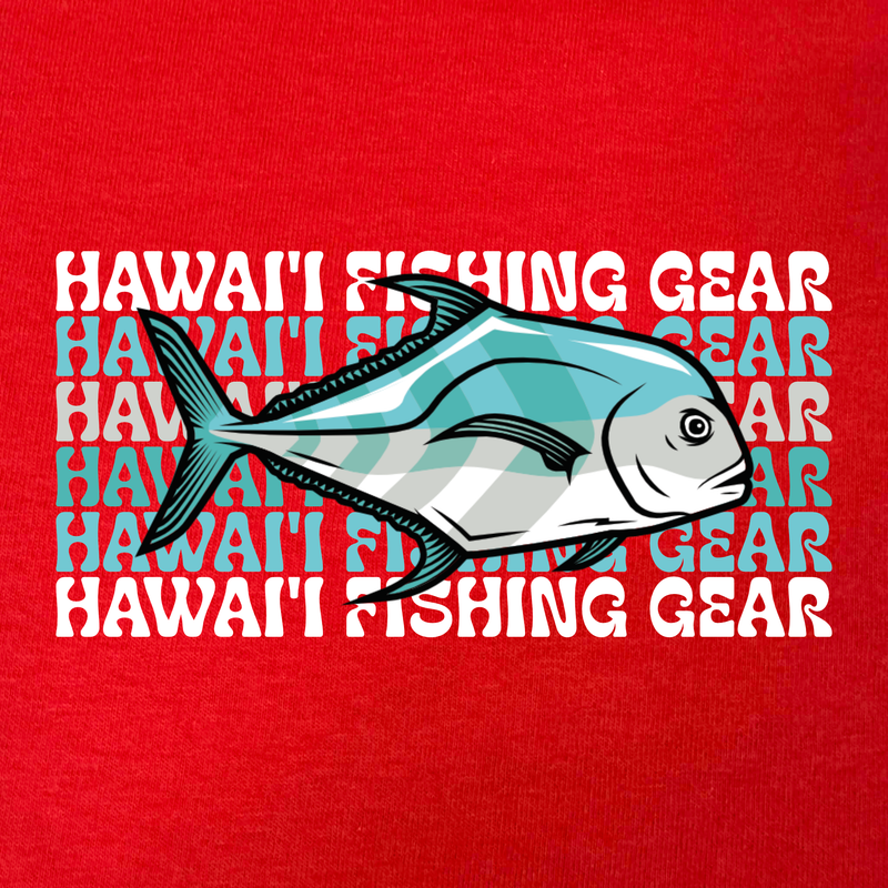 Retro Hawai'i Fishing Gear T-Shirt (50 Styles)