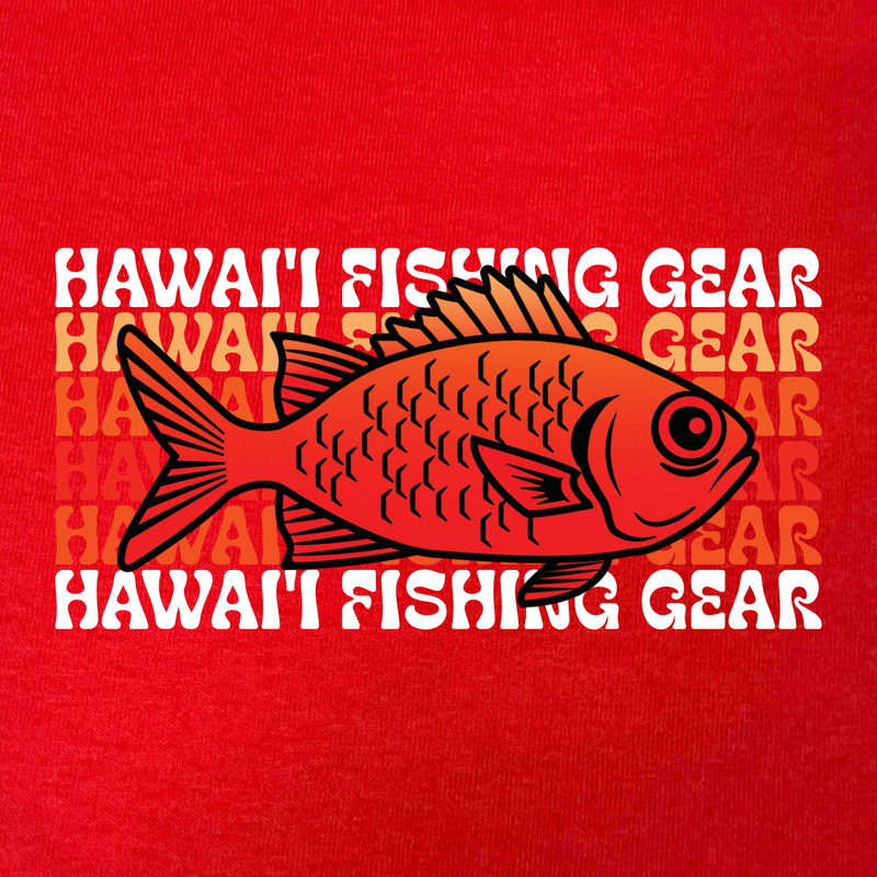 Retro Hawai'i Fishing Gear T-Shirt (50 Styles)