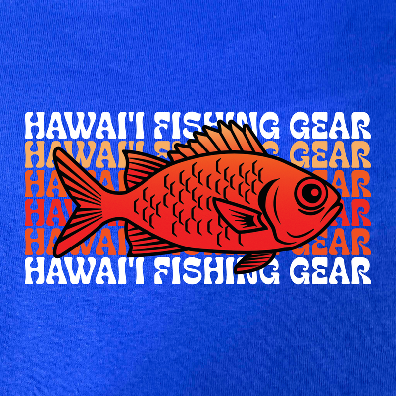 Retro Hawai'i Fishing Gear T-Shirt (50 Styles)