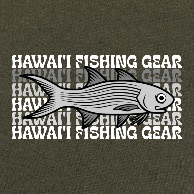 Retro Hawai'i Fishing Gear T-Shirt (50 Styles)