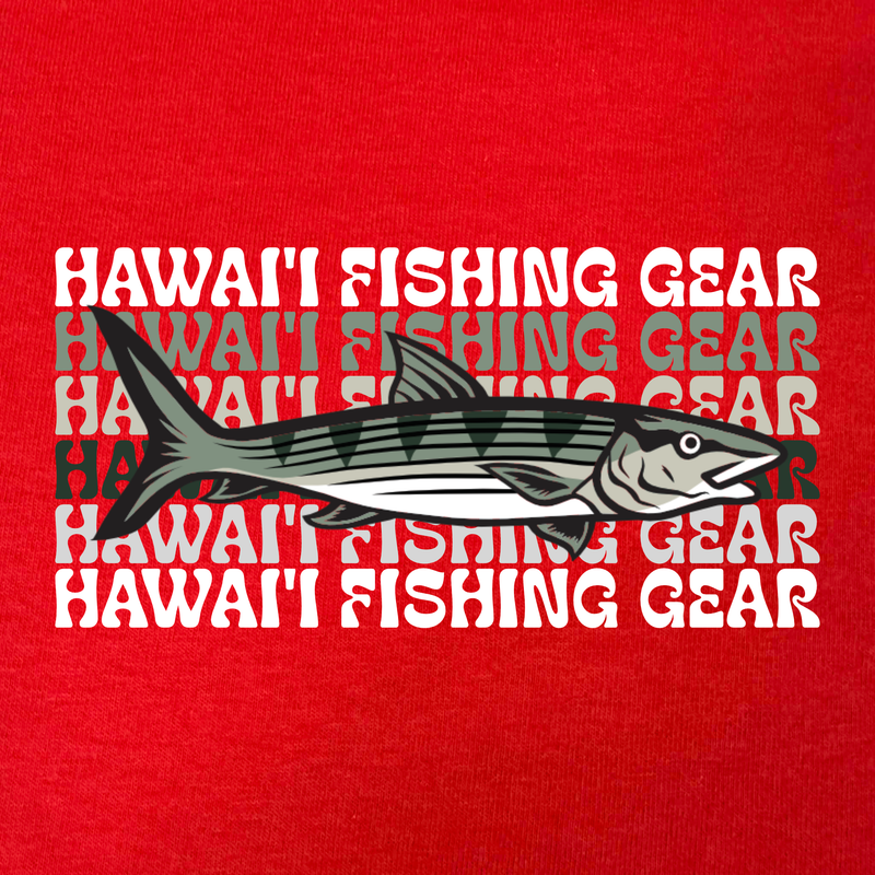 Retro Hawai'i Fishing Gear T-Shirt (50 Styles)