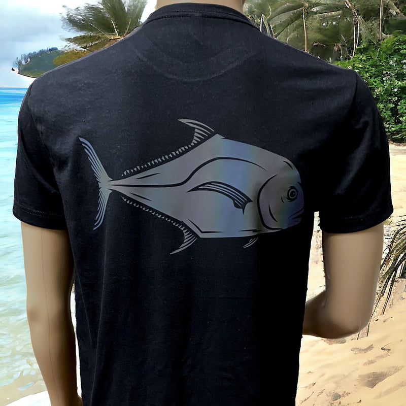 Kagami Hologram Reflective Shirt (Black)