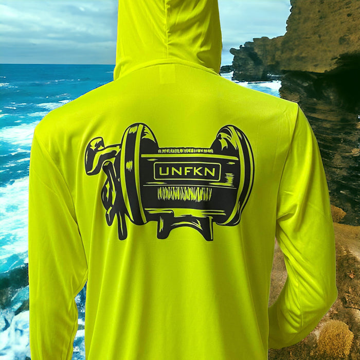 HFG UNFKN Reflective UV Performance Hoodie (Safety Green)