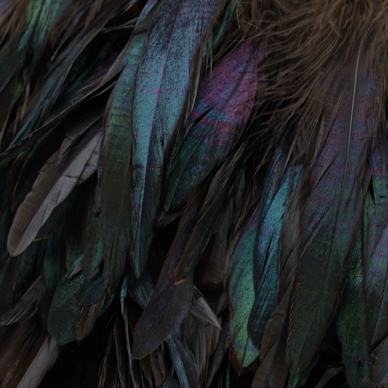 Hareline Iridescent Black Schlappen