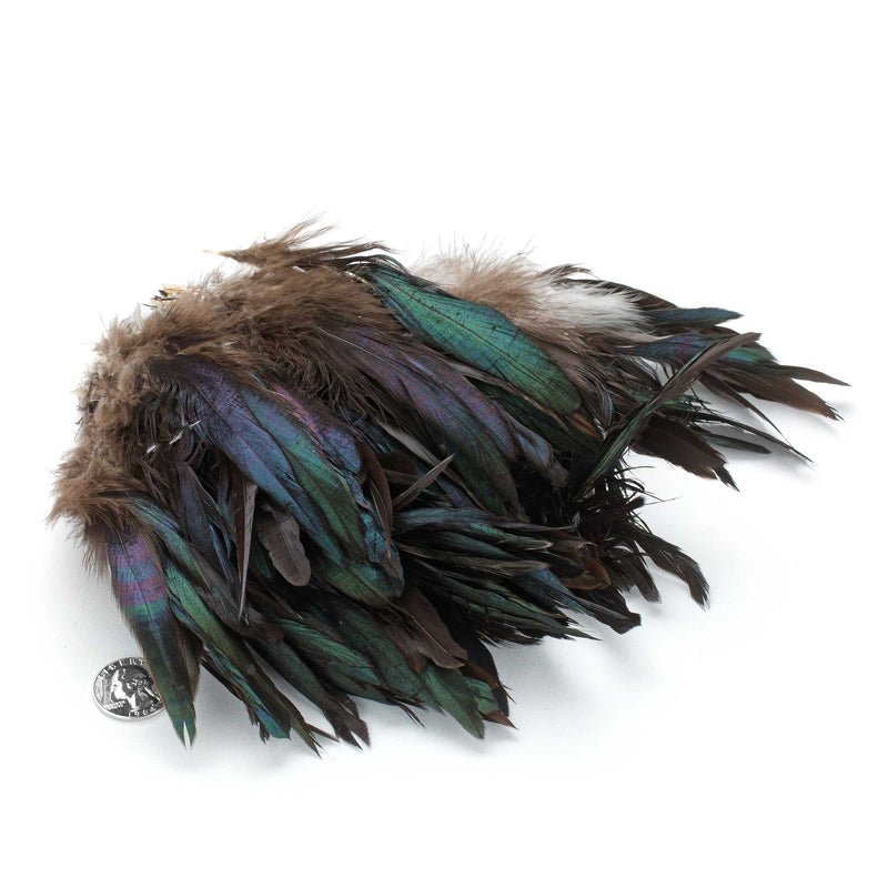 Hareline Iridescent Black Schlappen