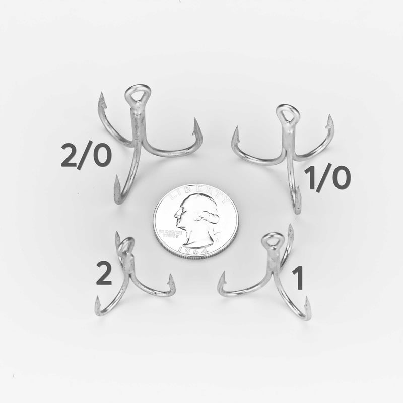 HFG 3X Strong High Carbon Steel Treble Hook