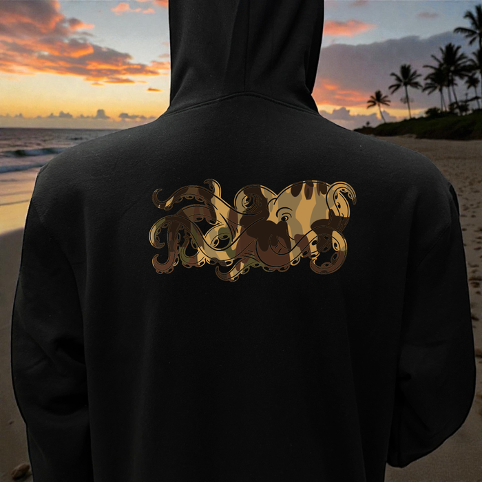 HiFishGear Black Zip-Up Fleece Hoodie (14 Designs)