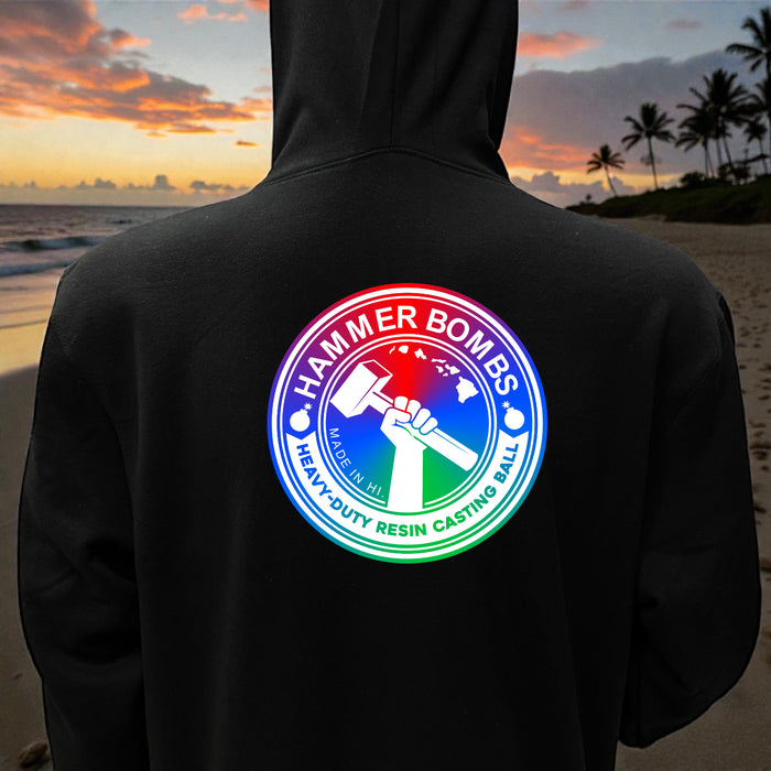 Black Zip-Up Fleece Hoodie (8 Styles) FREE SHIPPING