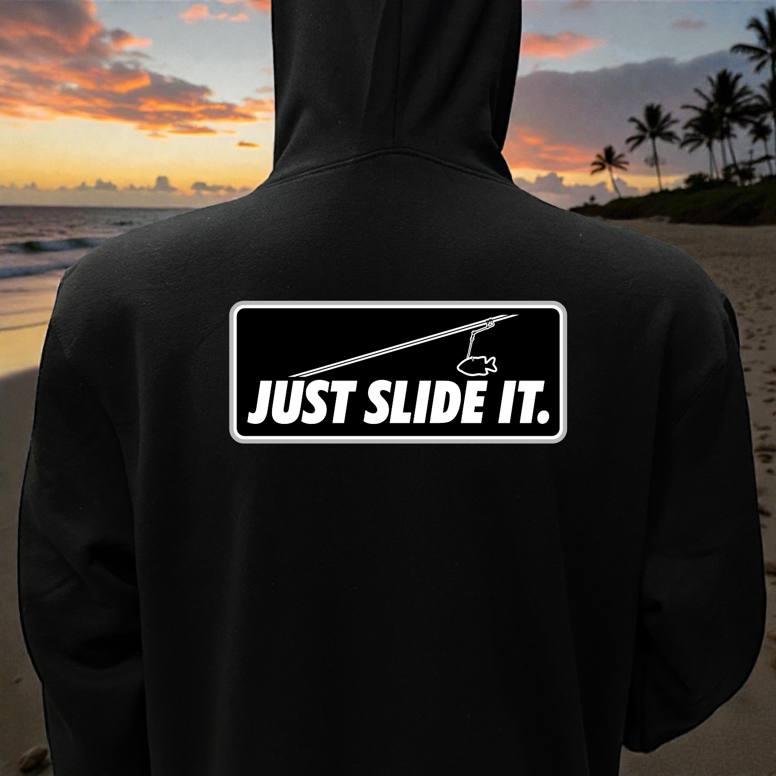 HiFishGear Black Zip-Up Fleece Hoodie (14 Designs)