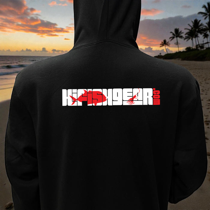 Black Zip-Up Fleece Hoodie (8 Styles) FREE SHIPPING