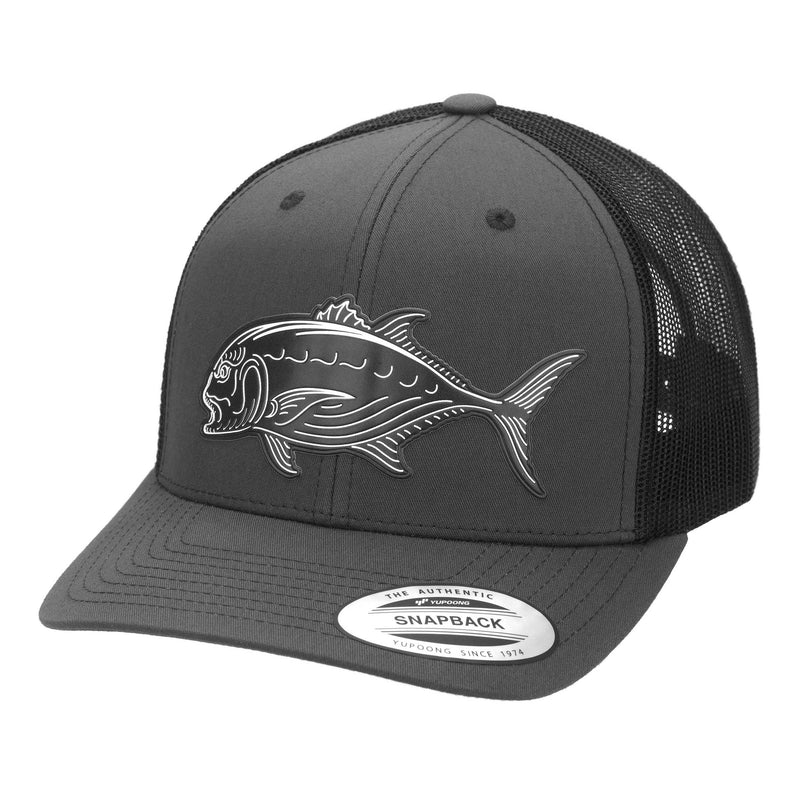HFG - JDM Ulua Charcoal Black Classic Snapback Trucker Hat