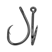 cara hack koin di fishing hook FUDO Super Ocean Kona Cut Needle Eye Hooks FUDO Kokanee Two Hook Snell (3