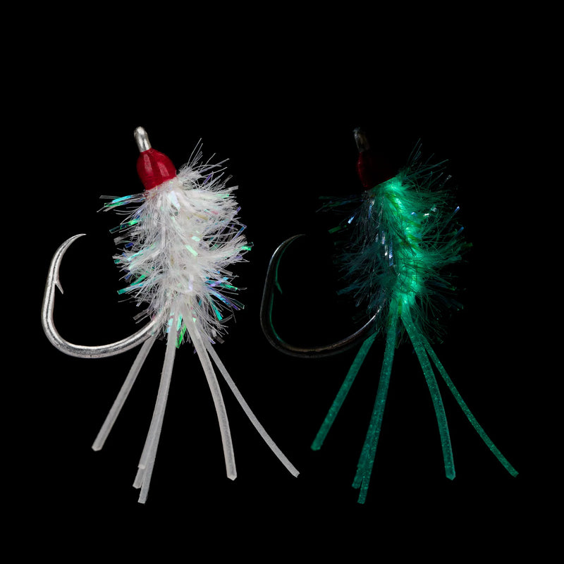 Kahakai Flies Pearl Fuzzy Glow Fly