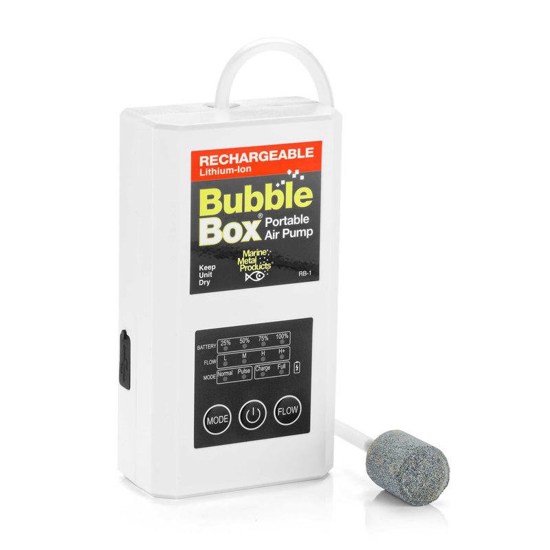 Marine Metal Rechargeable Lithium Ion Bubble Box Air Pump