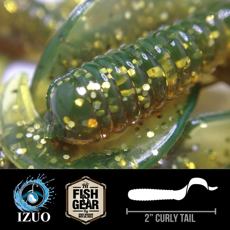 Hawaiian Angler 2'' Curly Tail Grubs