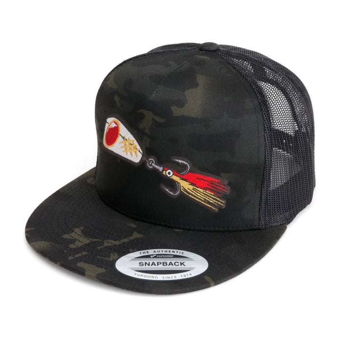 HFG - Mark White Lures MultiCam® Black  Snapback Flat Bill Trucker Hat