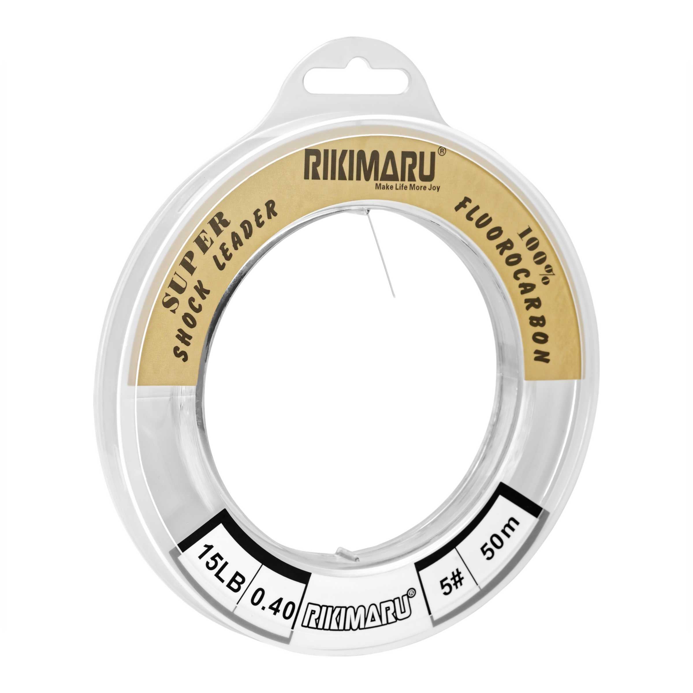 RIKIRIKI。 Rikimaru 100% Japanese Clear Fluorocarbon Leader — HiFishGear