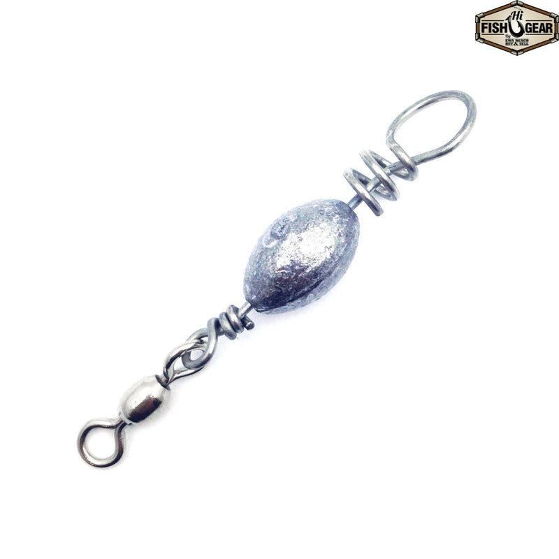 Hawaiian Angler Slide Bait Swivel with Lead