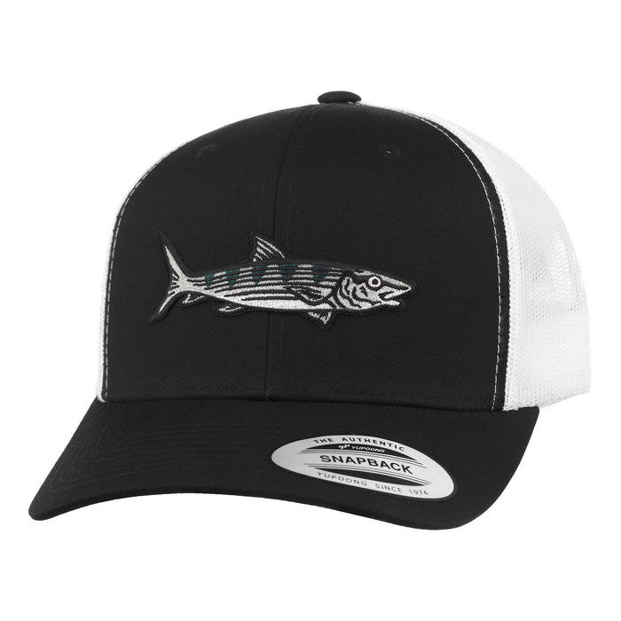 HFG - Oio (Bonefish) Black/White Snapback Classic Trucker Hat