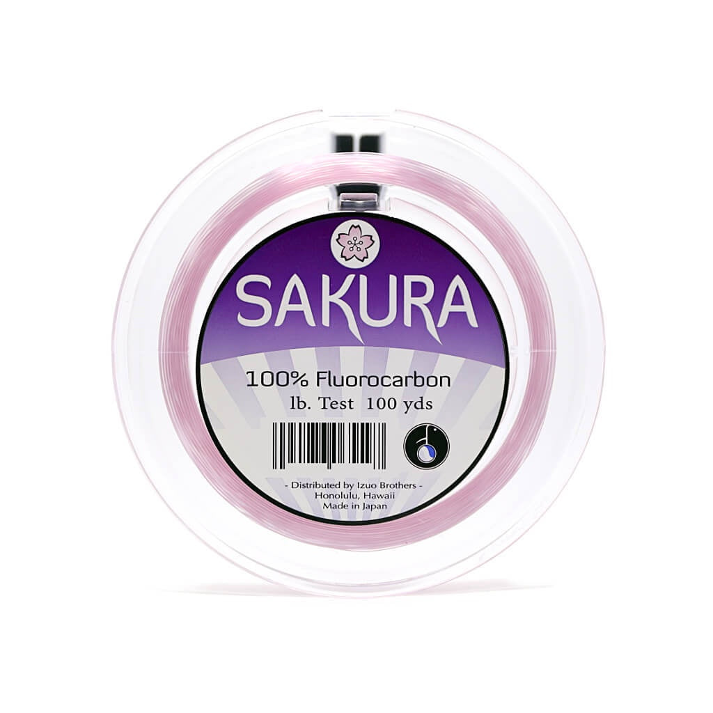 J-Line Sakura Fluorocarbon Leader 4lb / 100yds