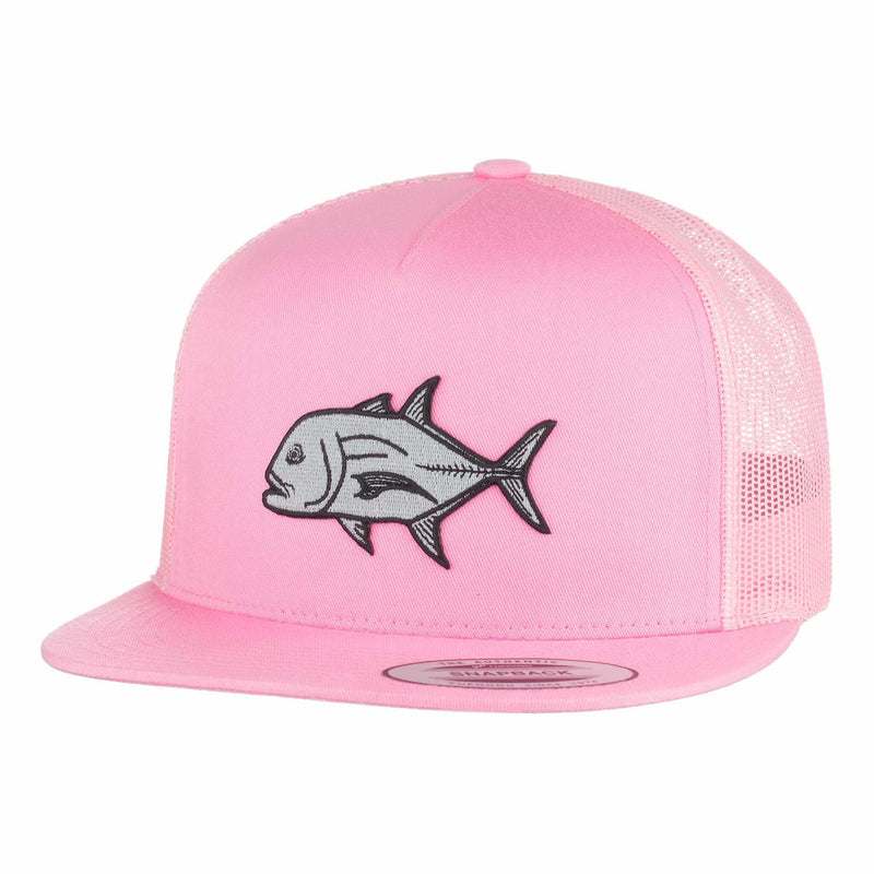 HFG - Ulua Pink Flat Bill Snapback Trucker Hat