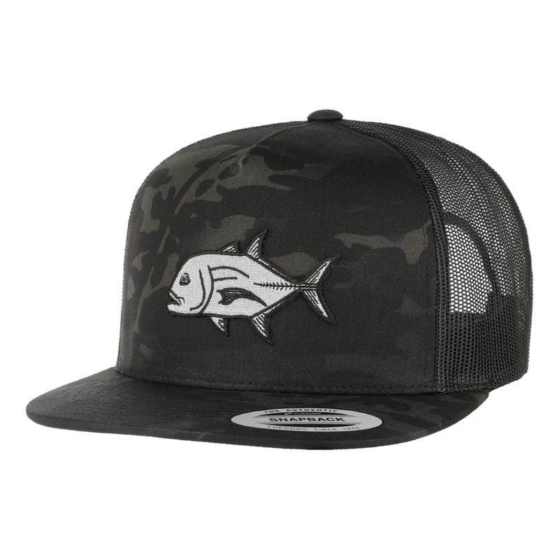 HFG - Ulua MultiCam® Black Flat Bill Snapback Trucker Hat