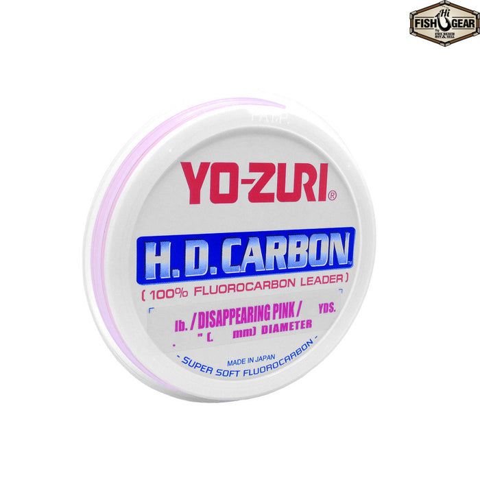 Yo-Zuri HD Disappearing Pink Fluorocarbon Leader 30yd - 80 lb