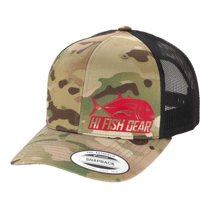 HFG Ulua Red Reflective MultiCam® Classic Trucker Hat