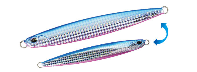 Drag Metal Force Semi-Long Saltwater Jigs 85g (114mm) / Silver Glow Zebra (PPA0598)