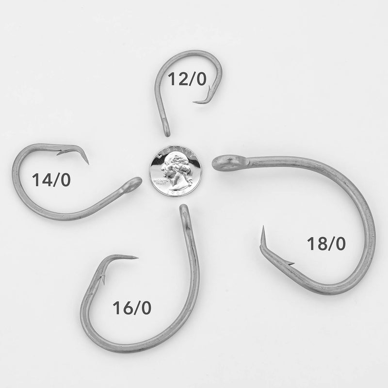 VMC 5789 Tournament Circle Hook 18/0; Perma Steel; 100 per pk VMC 5789 Tournament Circle Hook 18/0; Perma Steel; 100 per pk
