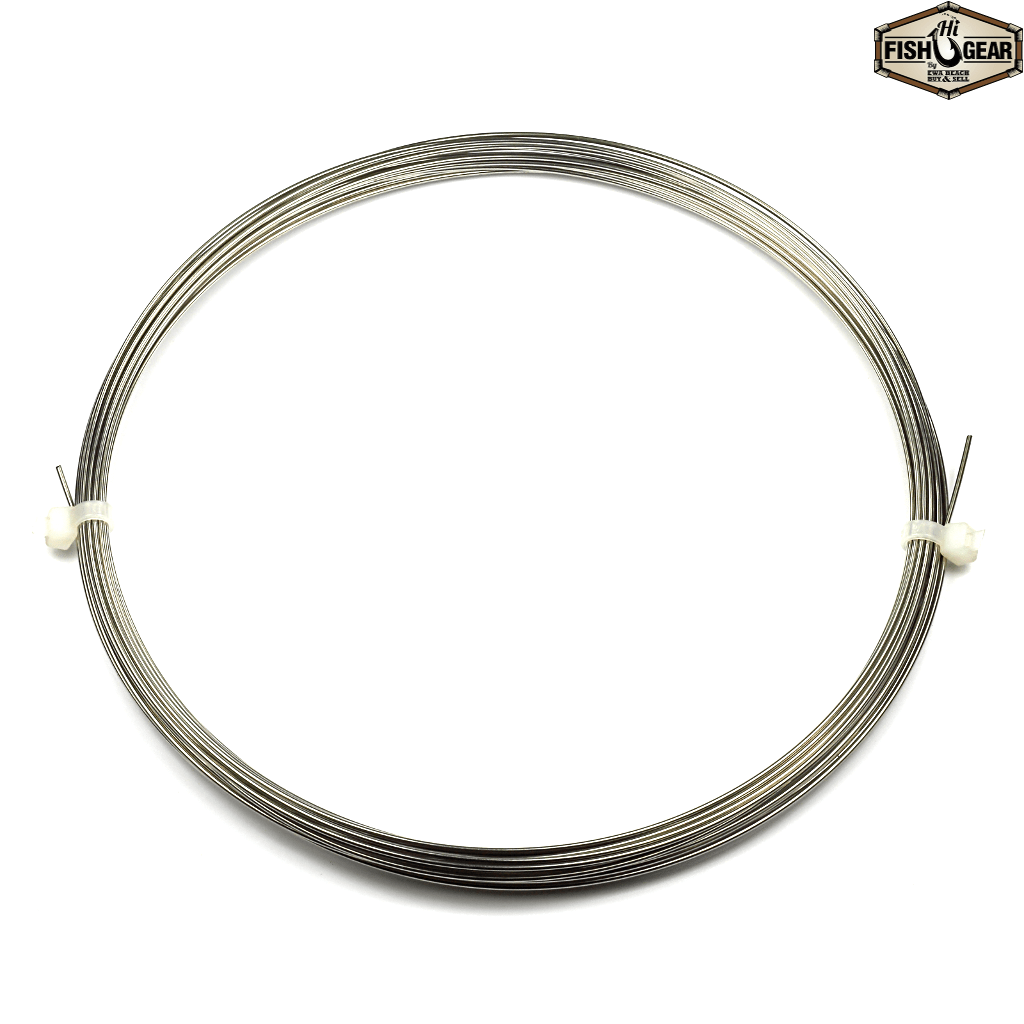 stainless steel braided fishing line American Fishing Wire Tooth Proof Stainless Steel Single Strand Leader Wire