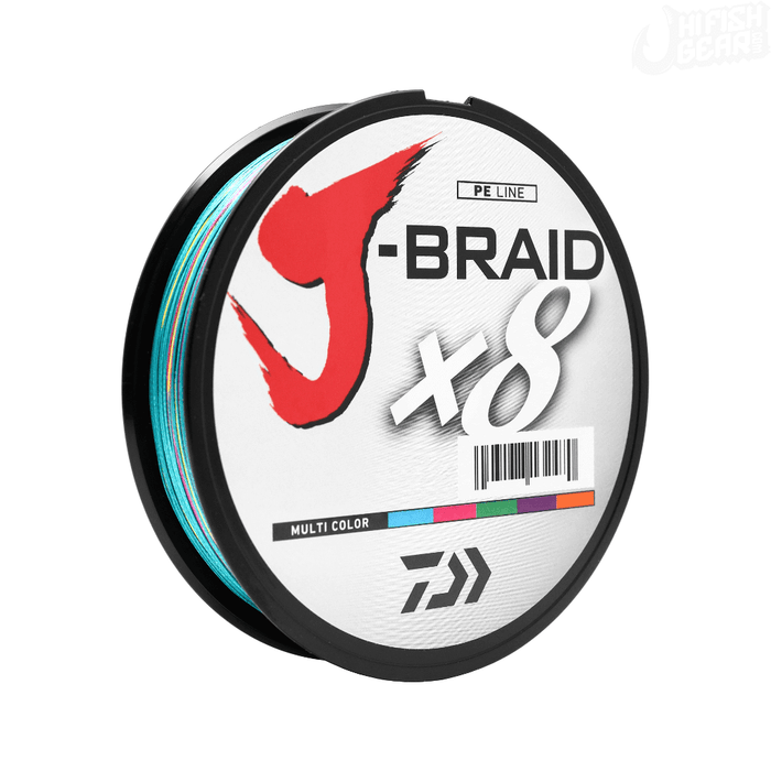 Daiwa J-Braid Braided Line Multi-Color