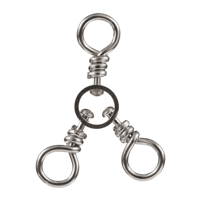 HFG Brass Three Way Swivel with Stainless Steel Ring